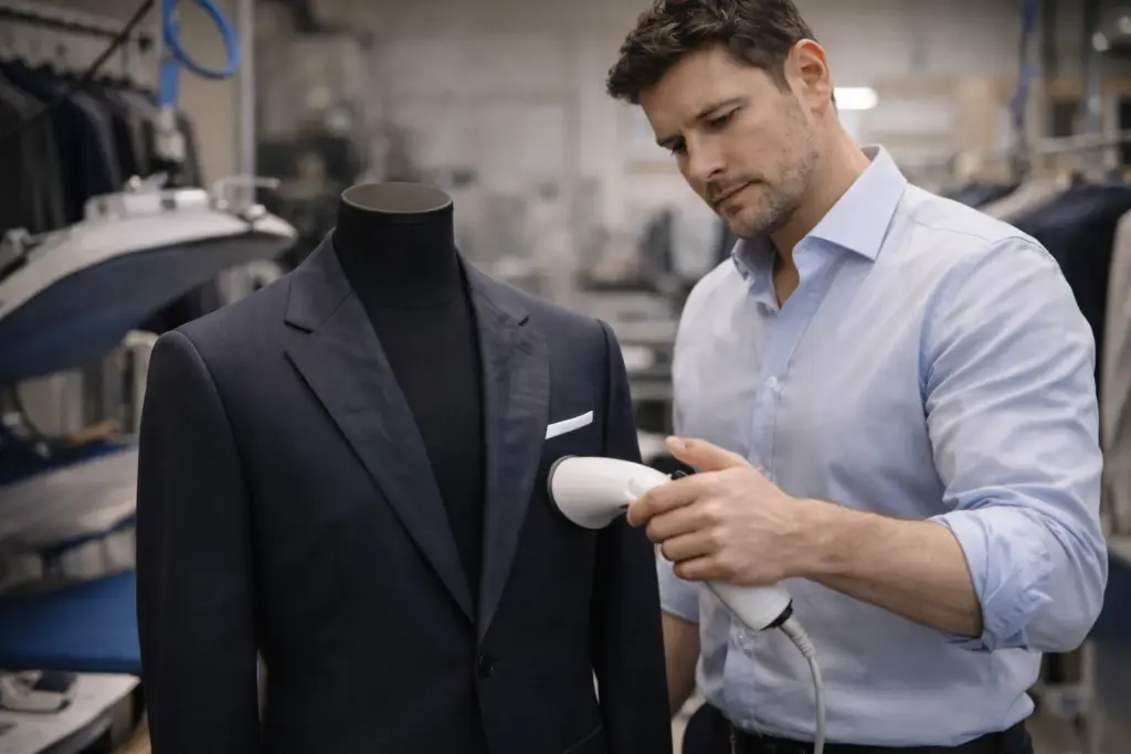 Fused suit construction