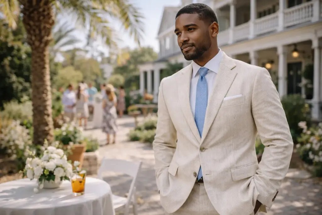 Seersucker suit style