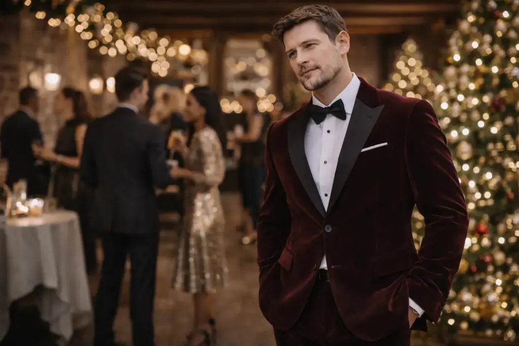 Velvet suit style