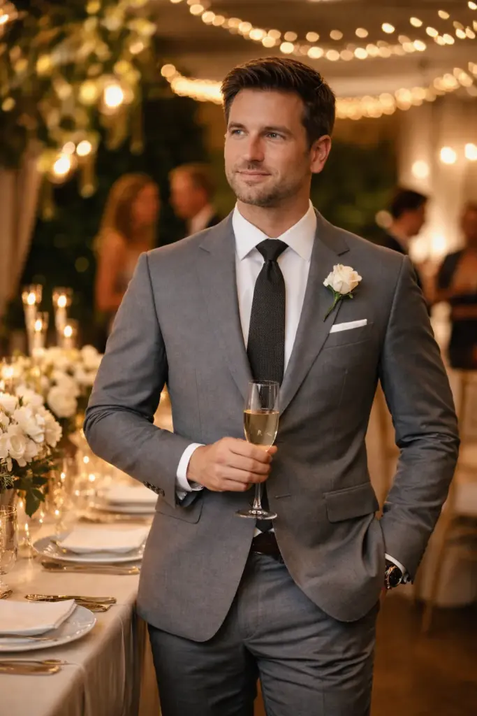 Semi-Formal Wedding Attire Men