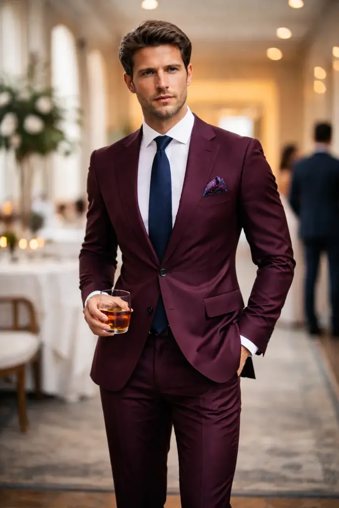 burgundy suit combinations burgundy suit combinations