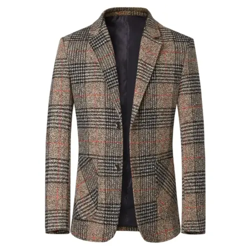 Sacou bărbătesc în carouri – Sacou sport business casual