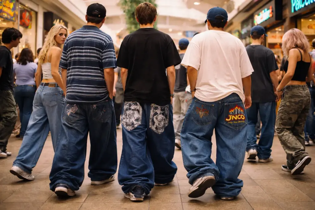 ¿Cuándo fueron populares los pantalones JNCO? ¿Cuándo fueron populares los pantalones JNCO?