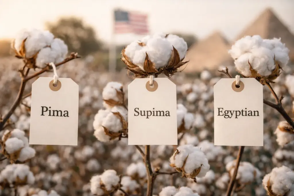 pima cotton vs supima cotton and egyptian cotton vs pima cotton