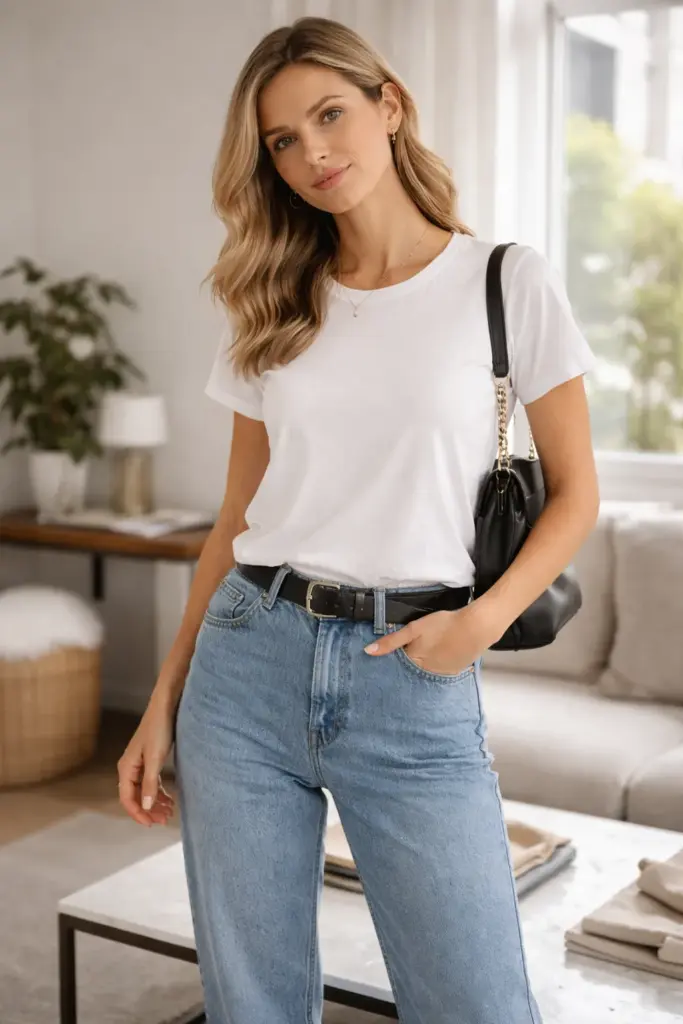 T-shirt blanc : tendances mode printemps 2025 T-shirt blanc : tendances mode printemps 2025