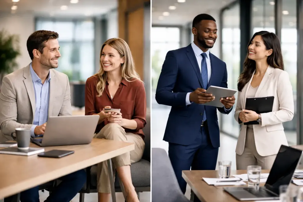 difference between business professional and business casual