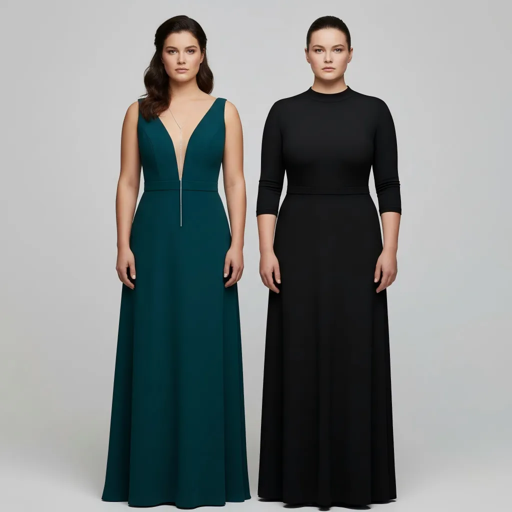 Best neckline for round face Best neckline for round face