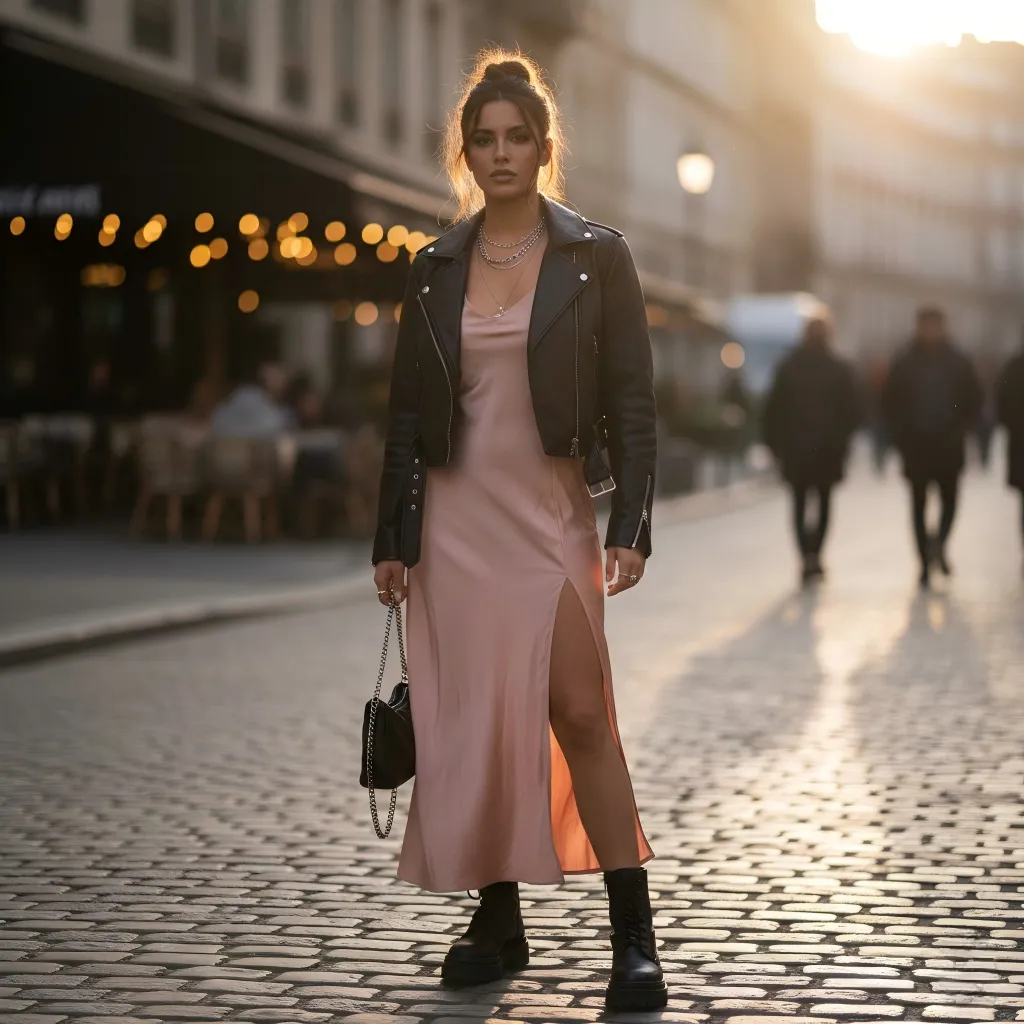 Feminine edgy style with edgy chic balance Feminine edgy style with edgy chic balance