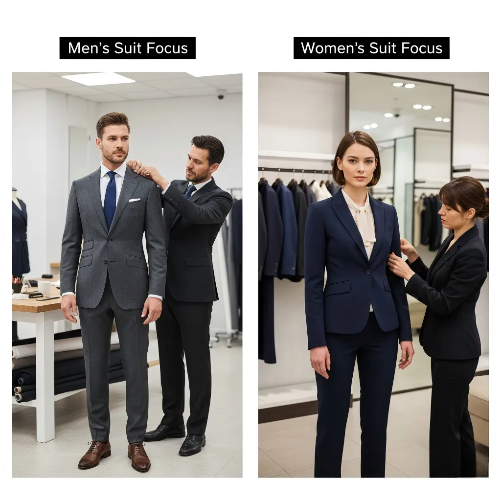 Men’s suits and women’s suits Men’s suits and women’s suits