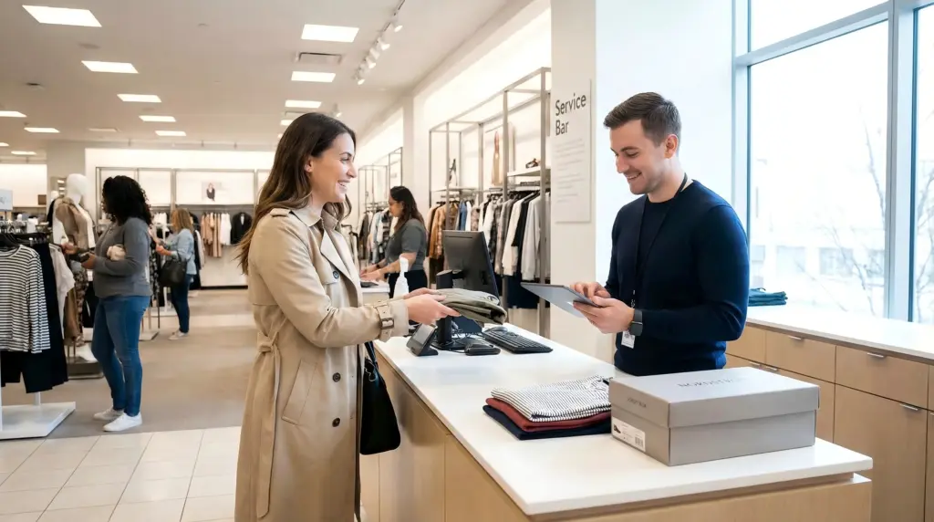Nordstrom returnering og service Nordstrom returnering og service