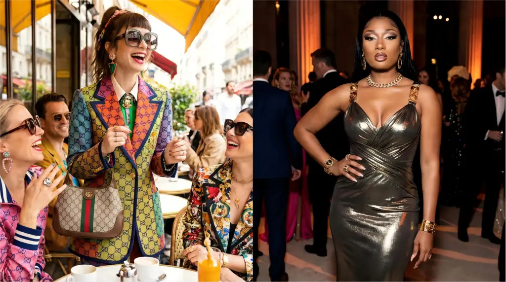 gucci purse black leather vs versace clothing