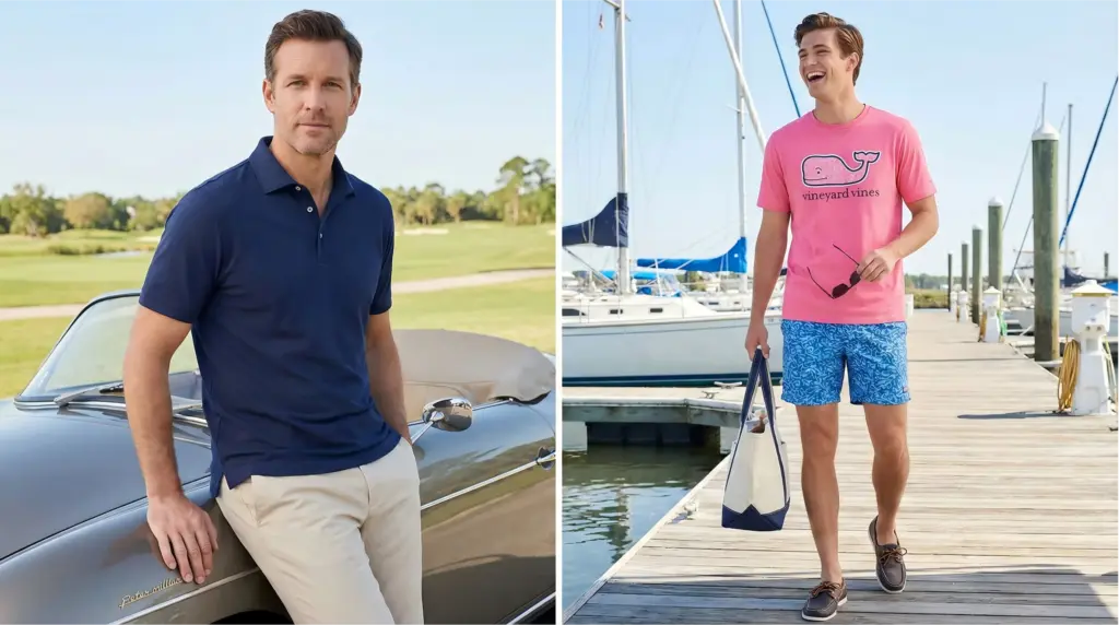 Peter Millar vs Vineyard Vines