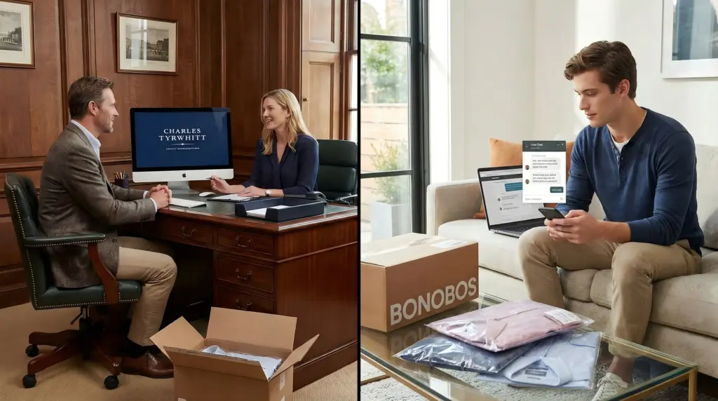 Returnering og kundeservice sammenligning Returnering og kundeservice sammenligning