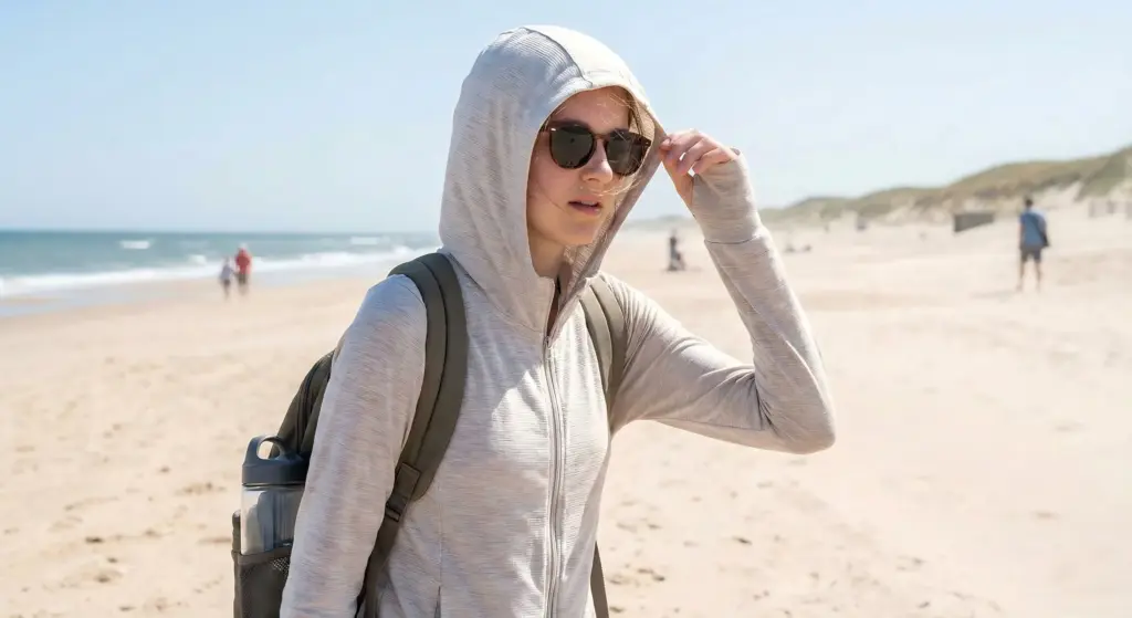 Hoodie for sun protection