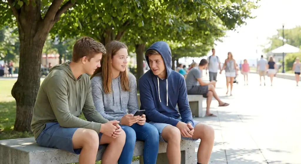 Why teens wear hoodies in the summer