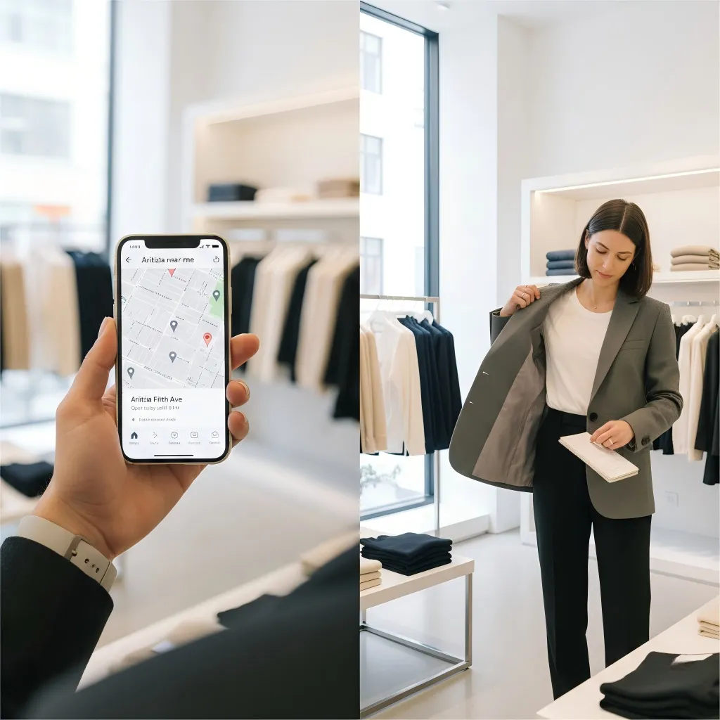 Närmaste Aritzia-butik och vad man ska kontrollera Närmaste Aritzia-butik och vad man ska kontrollera