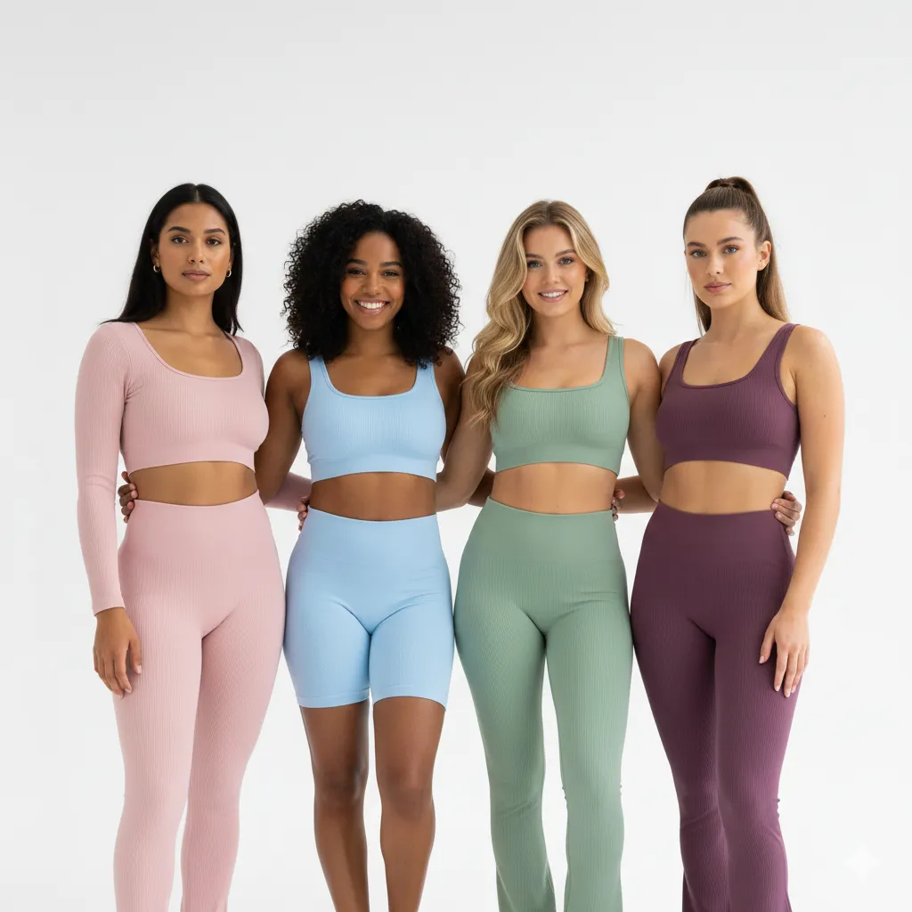 Set Active workout clothes color drops Set Active workout clothes color drops