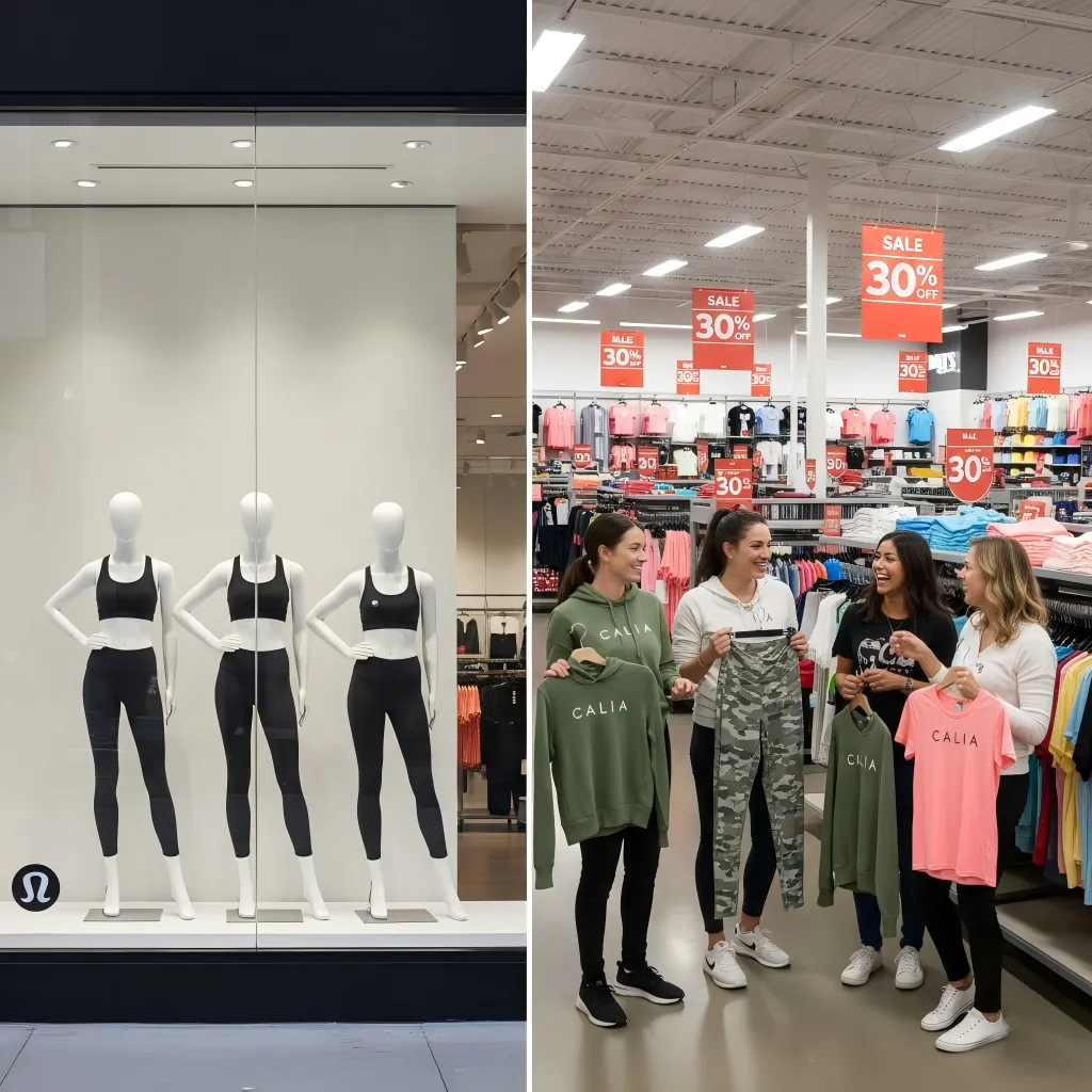 Preço e valor: CALIA vs Lululemon