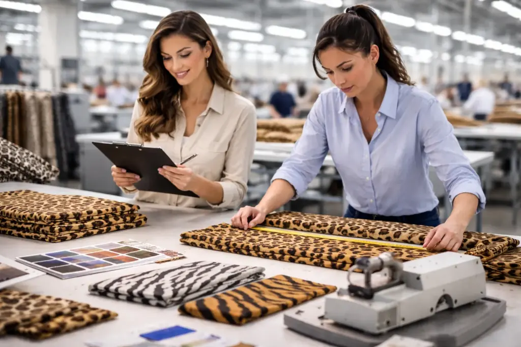Lista di controllo qualità per stampe animalier