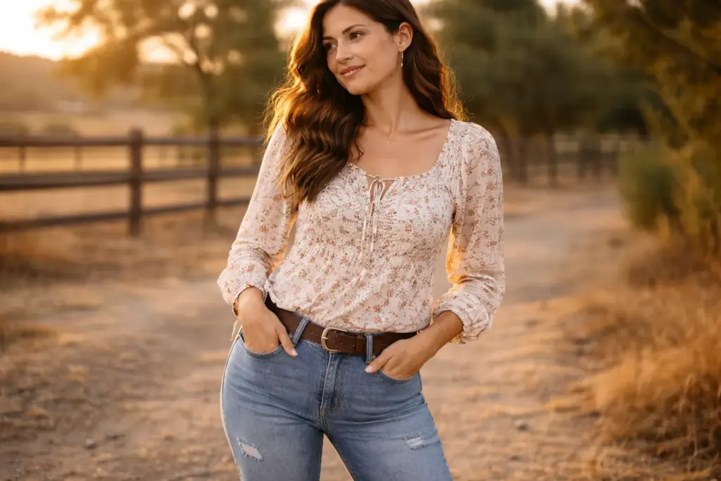 bootcut jeans silhouette