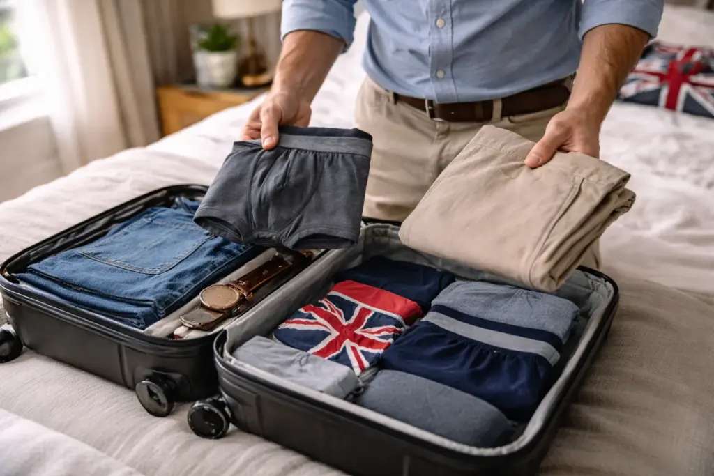 Britisk ord for bukser og herreundertøj i Storbritannien Britisk ord for bukser og herreundertøj i Storbritannien