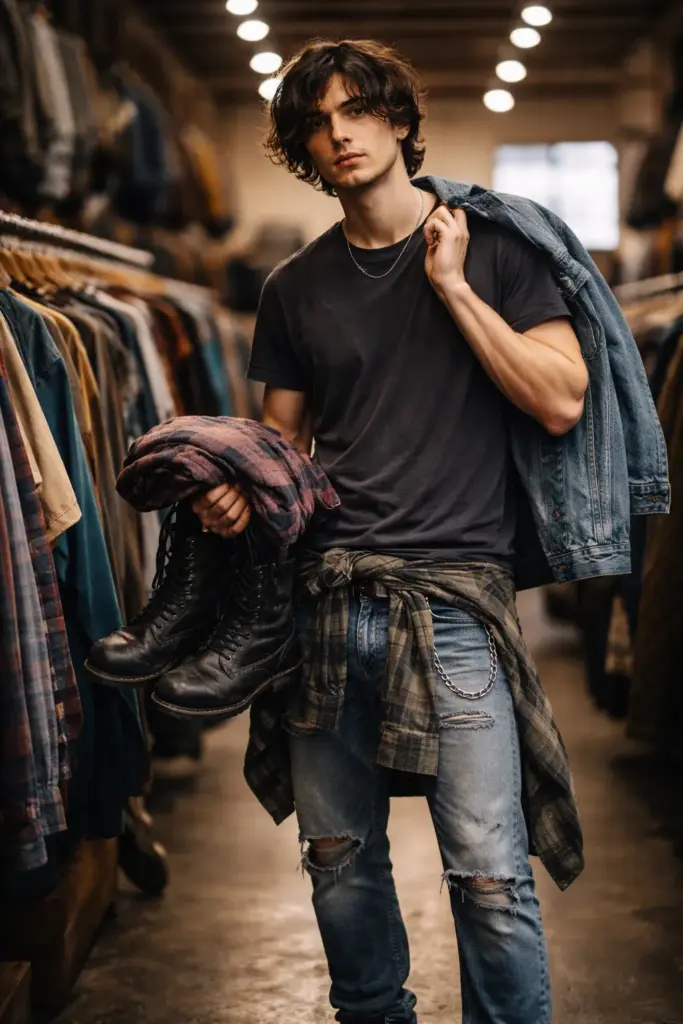 grunge clothing men