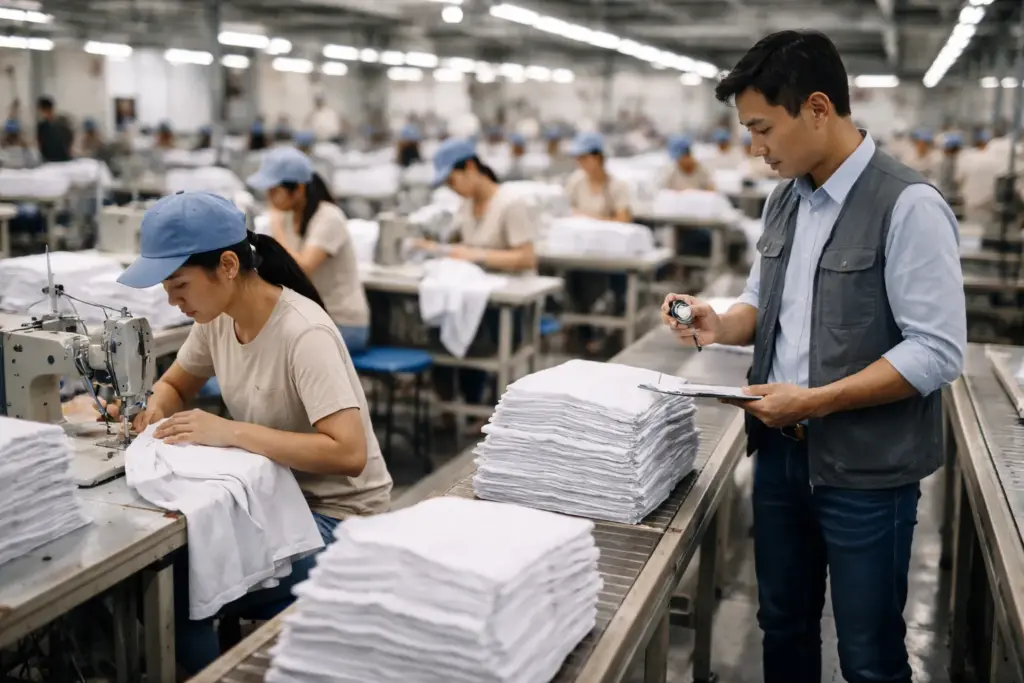 Effektiviteten i Everlanes T-shirtproduktion