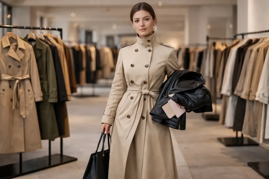Guide til længden af trenchcoats til kvinder Guide til længden af trenchcoats til kvinder