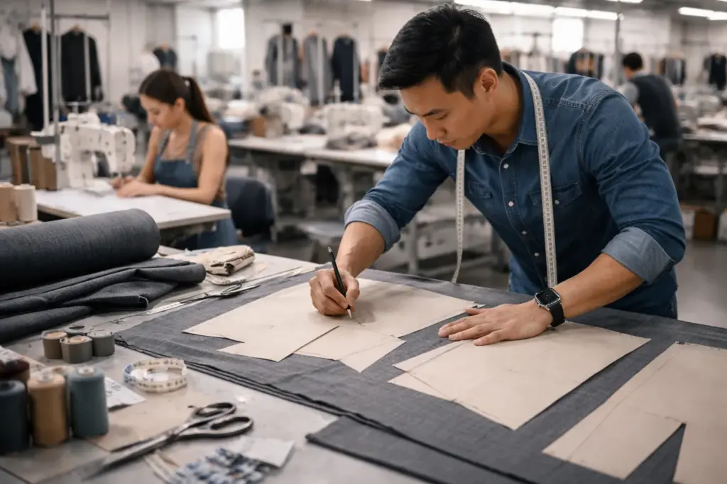 Cos'è la produzione di abbigliamento "cut and sew"