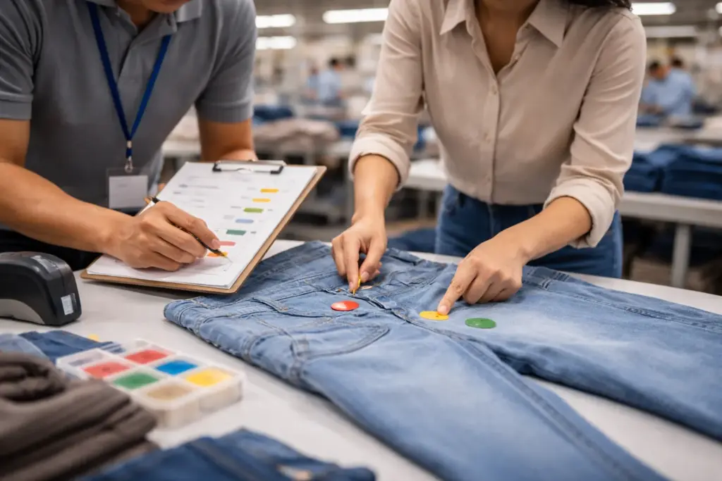 Apparel QC checklist factory