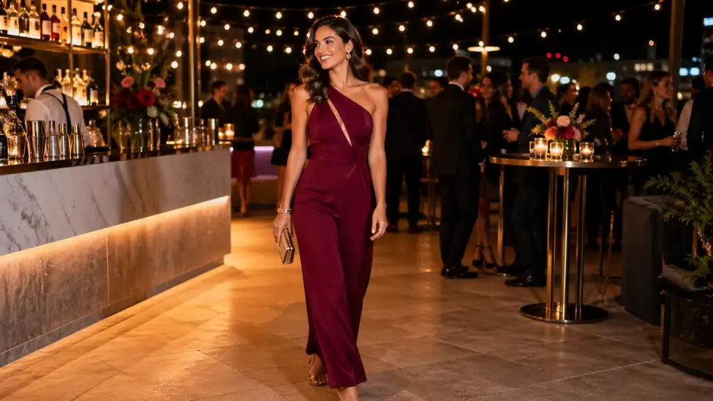 How to style a jumpsuit for a party
