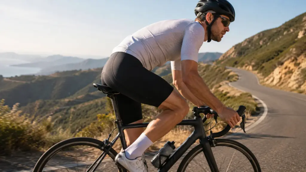Características de los pantalones cortos de ciclismo de carretera