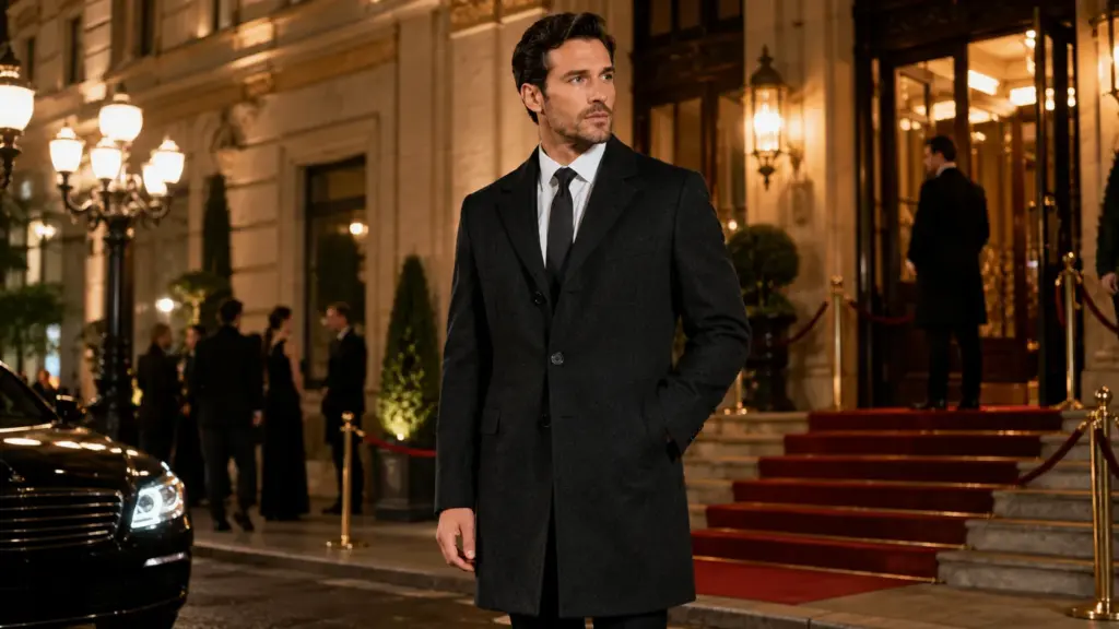 Abrigo para llevar sobre un vestido de gala y vestido con abrigo Abrigo para llevar sobre un vestido de gala y vestido con abrigo
