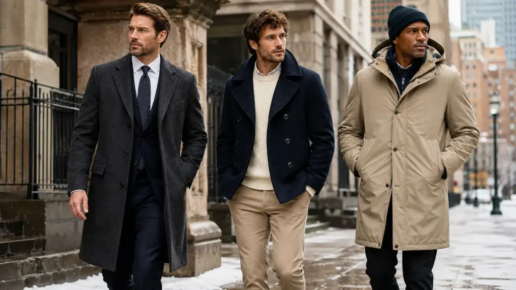 Estilos y tipos de abrigos para hombre Estilos y tipos de abrigos para hombre