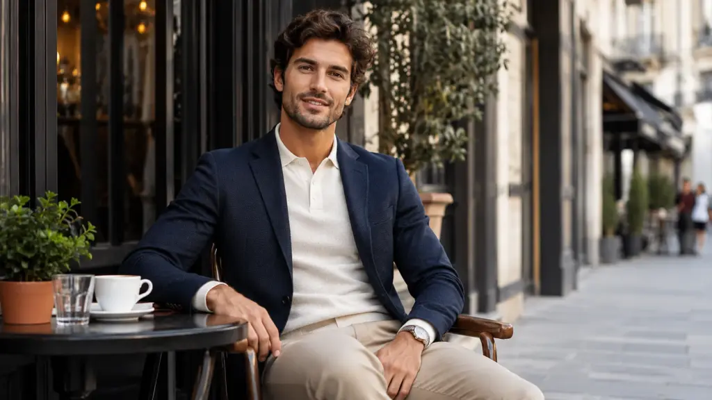 Código de vestimenta elegante informal para hombres