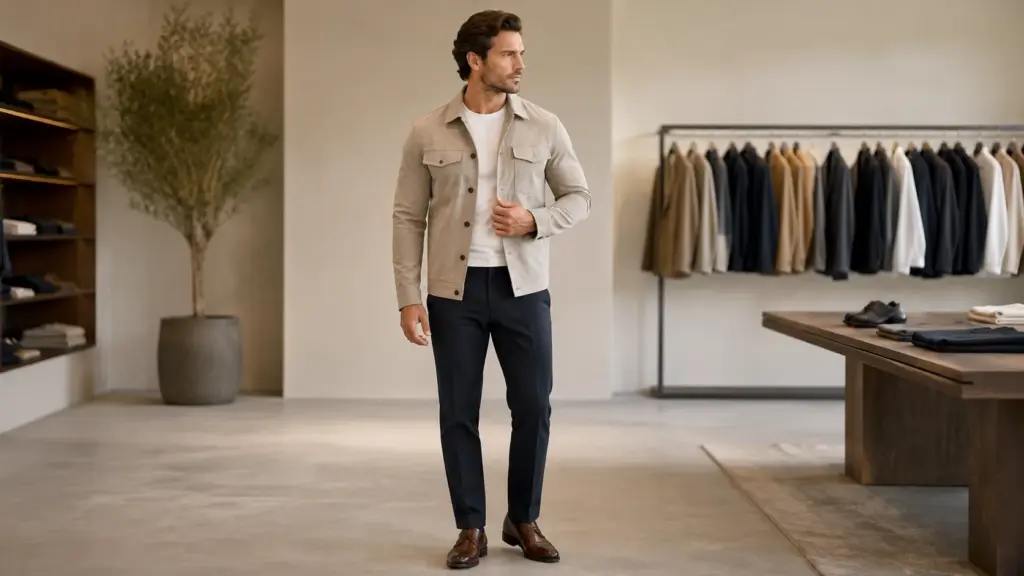 inverted triangle male body shape