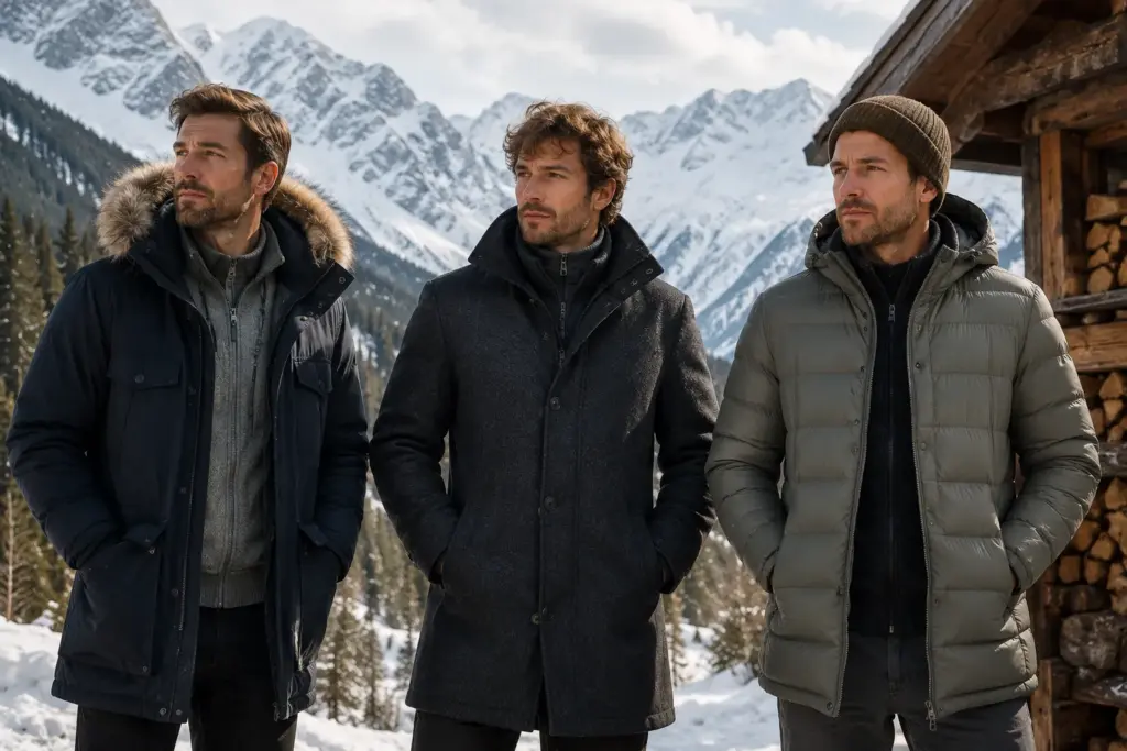 types of mens winter coats