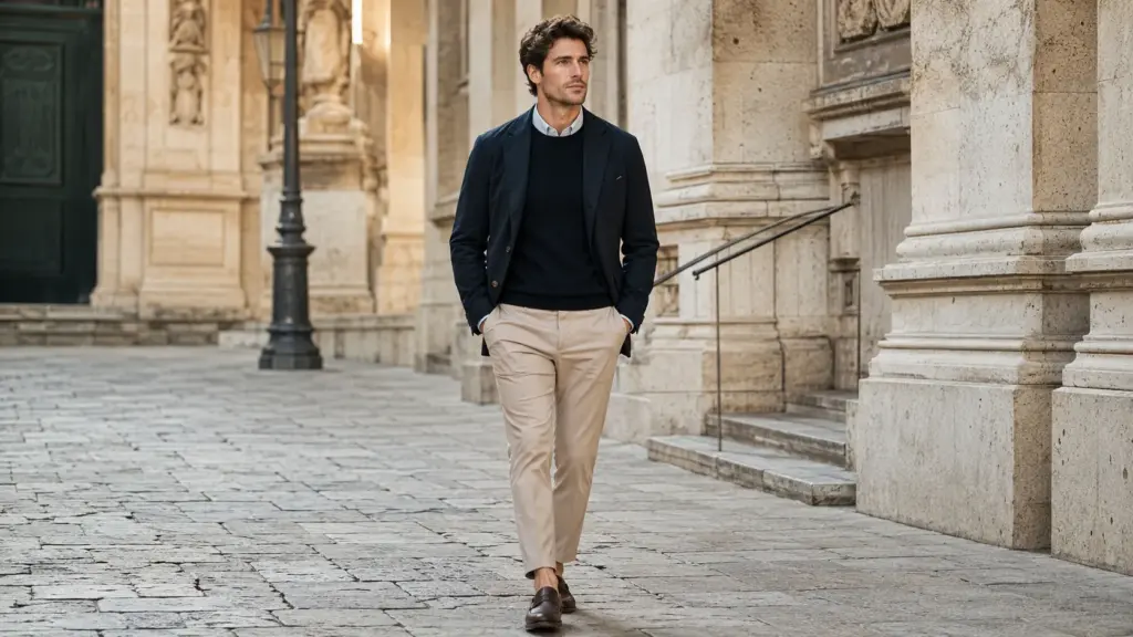 European men's fashion style European men's fashion style
