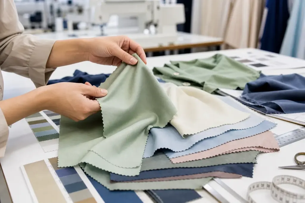 lyocell fabric texture for apparel production
