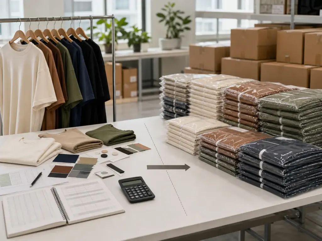 low MOQ garment sampling and production