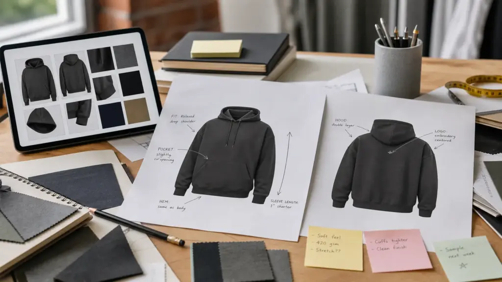 clothing factory sampling details checklist