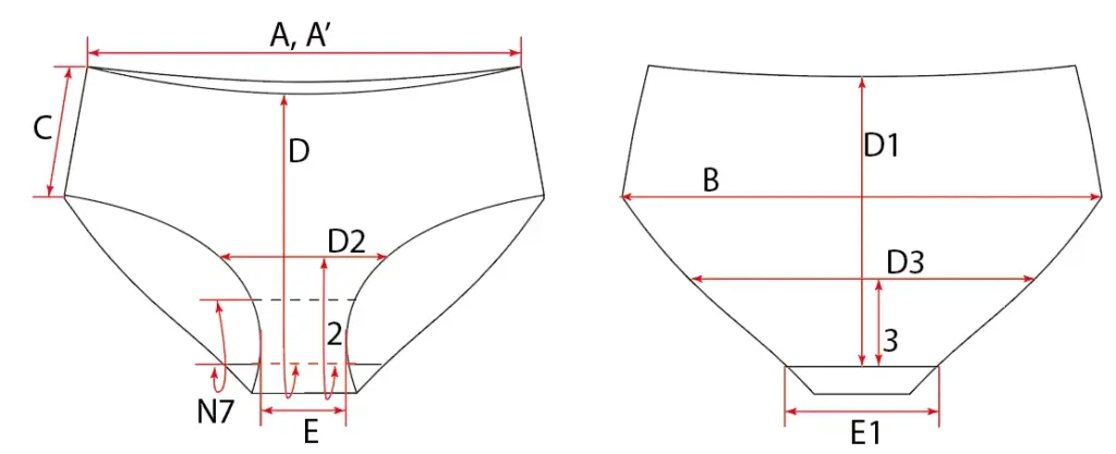 women clothing size chart measurements