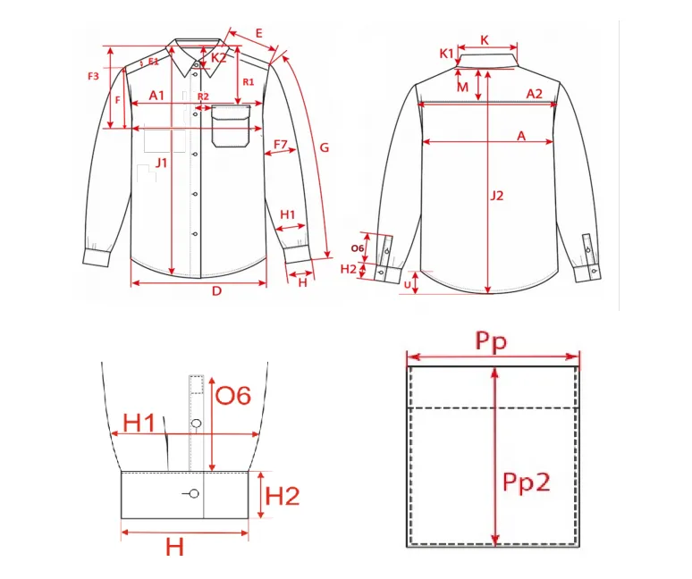 how to measure body size for clothing