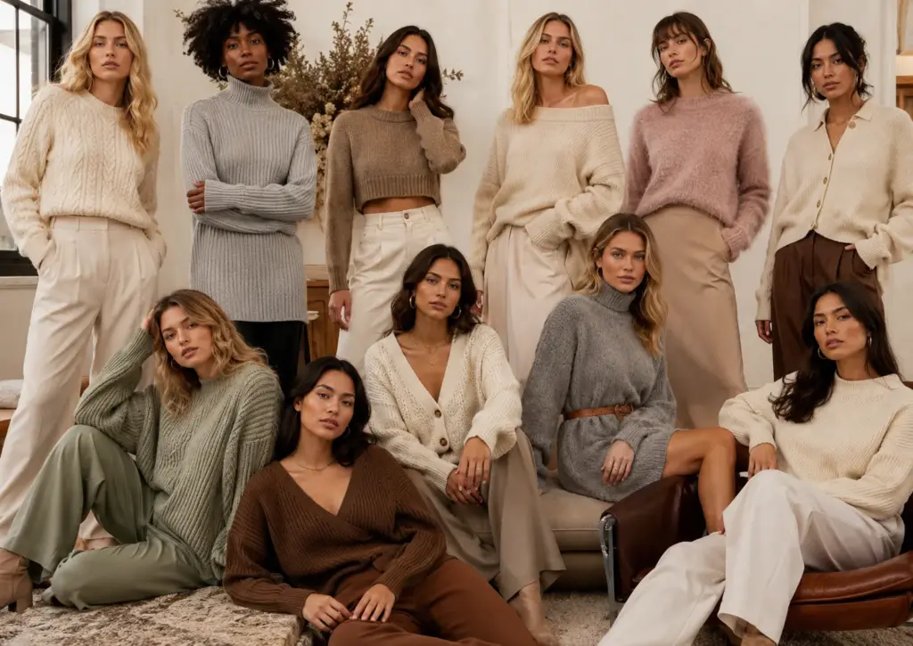 types of sweaters for women