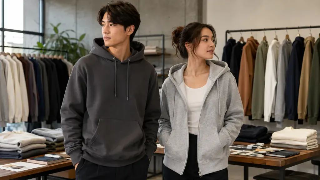 Pullover vs Zip-Up Hoodie Wholesale