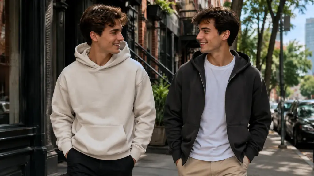 Pullover Hoodie or Zip-Up Hoodie Comparison