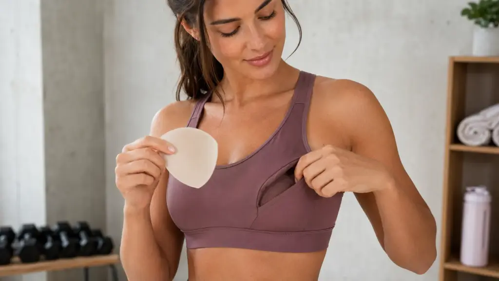 Removable Pad Sports Bra