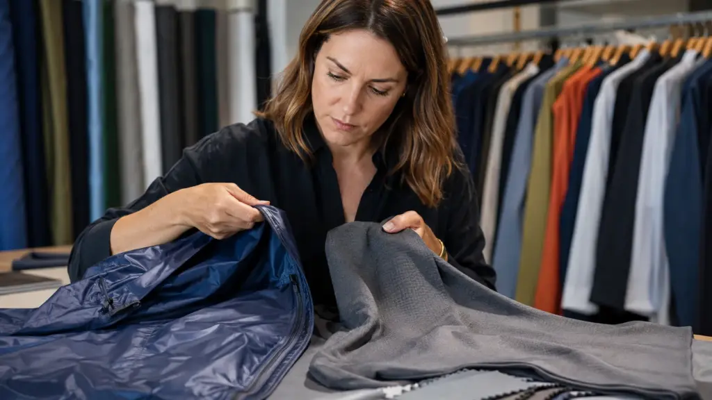 nylon vs polyester clothing