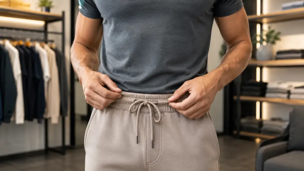 drawstring waist clothing factory