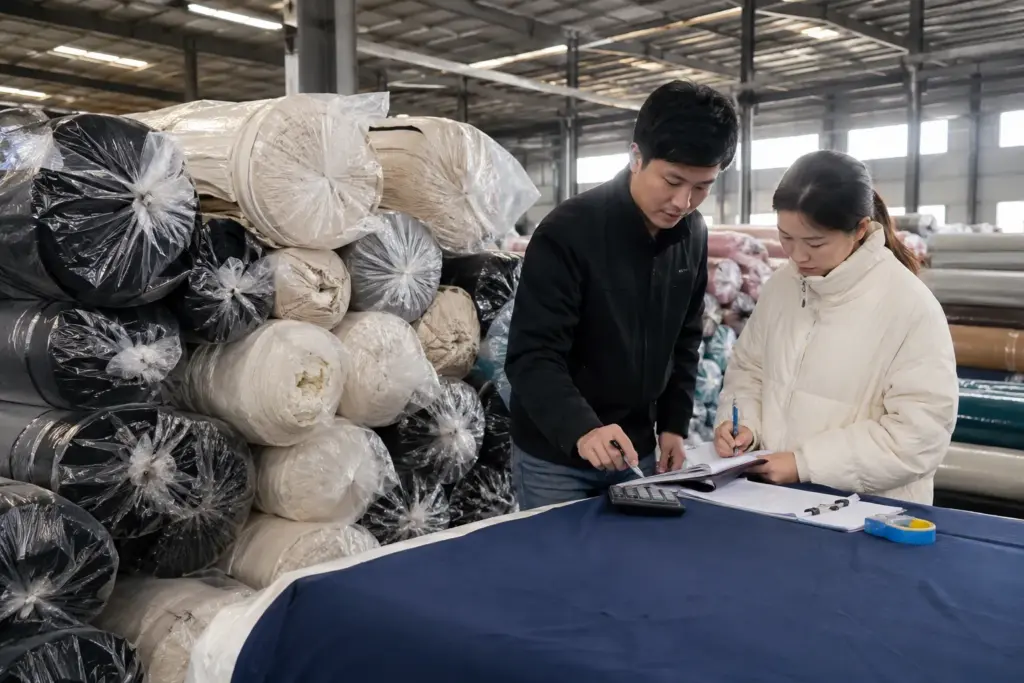 fabric MOQ lead time and cost